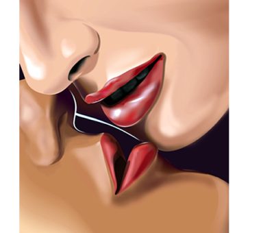 kissing